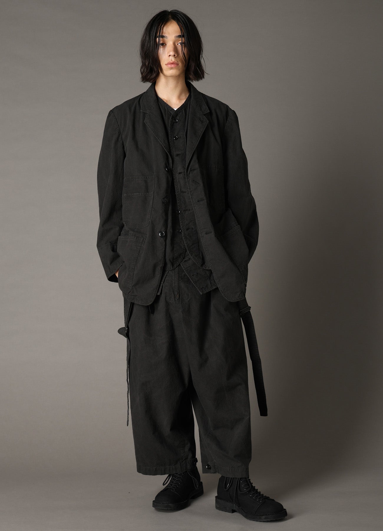 COTTON RIP PRODUCT PIGMENT DYED COVERALL JACKET – THE SHOP YOHJI