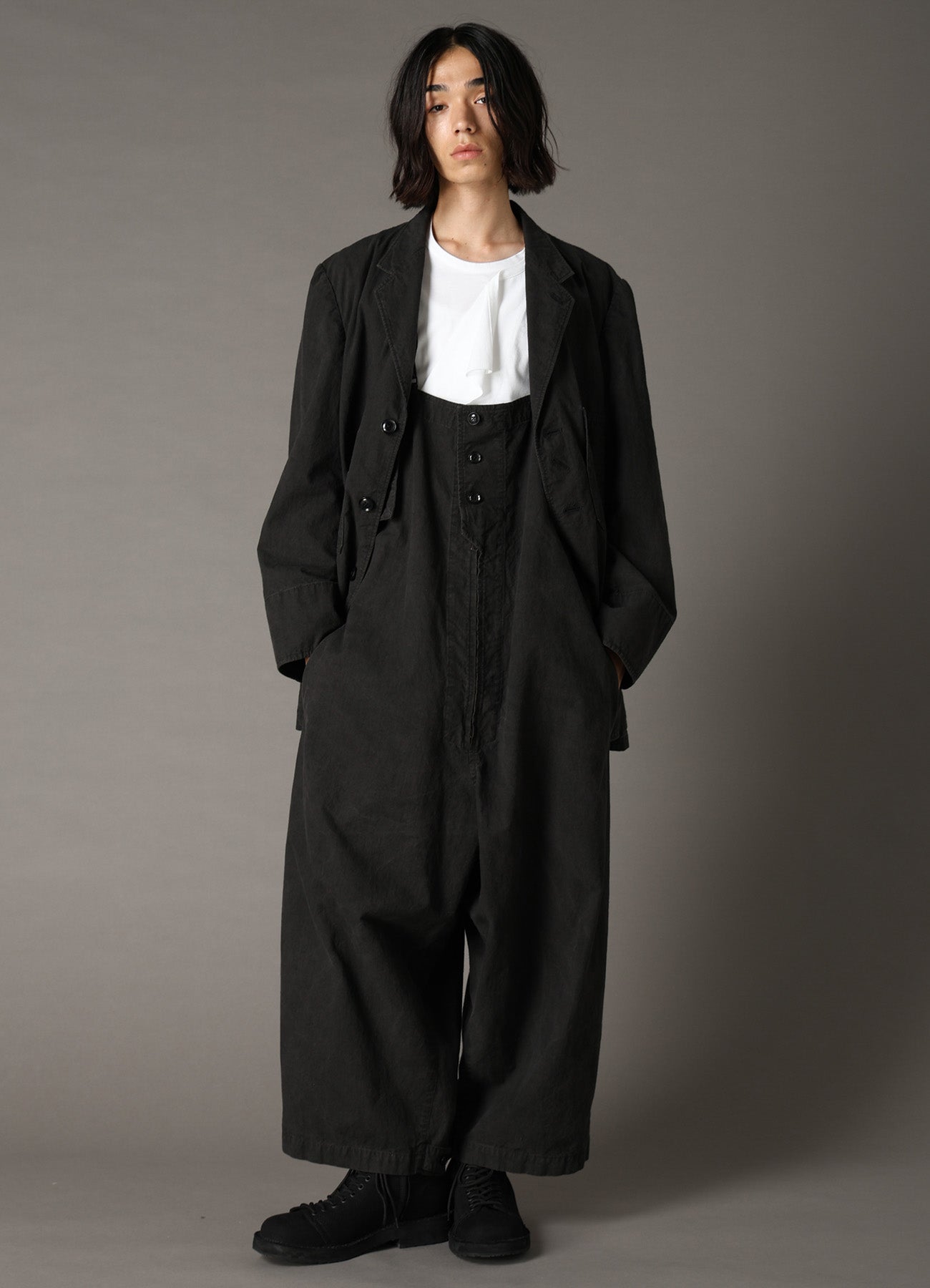 COTTON RIP PRODUCT PIGMENT DYED COVERALL JACKET