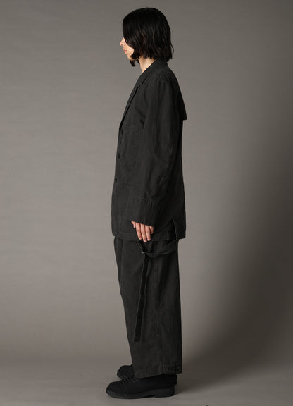 COTTON RIP PRODUCT PIGMENT DYED COVERALL JACKET