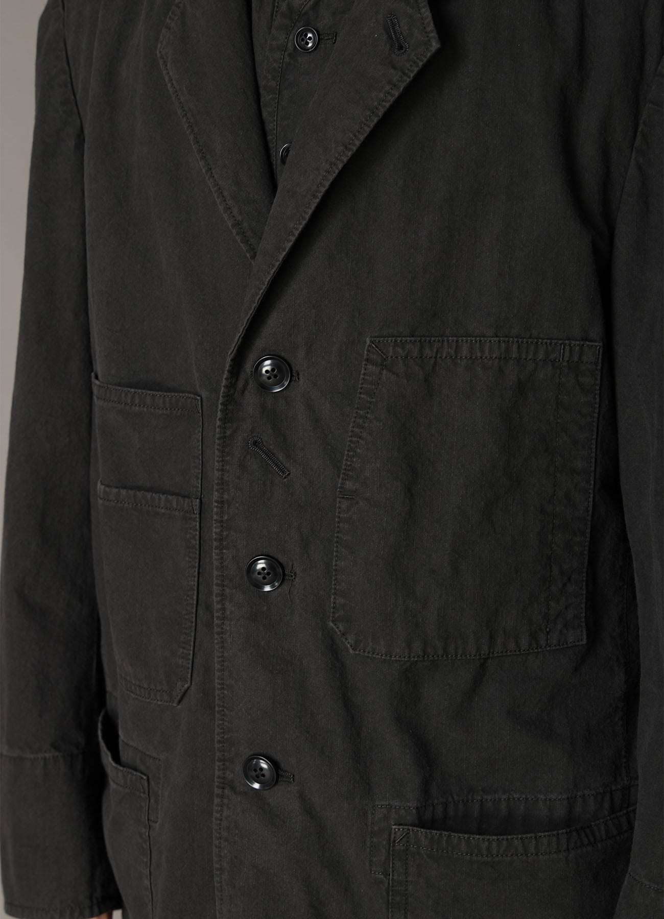 COTTON RIP PRODUCT PIGMENT DYED COVERALL JACKET