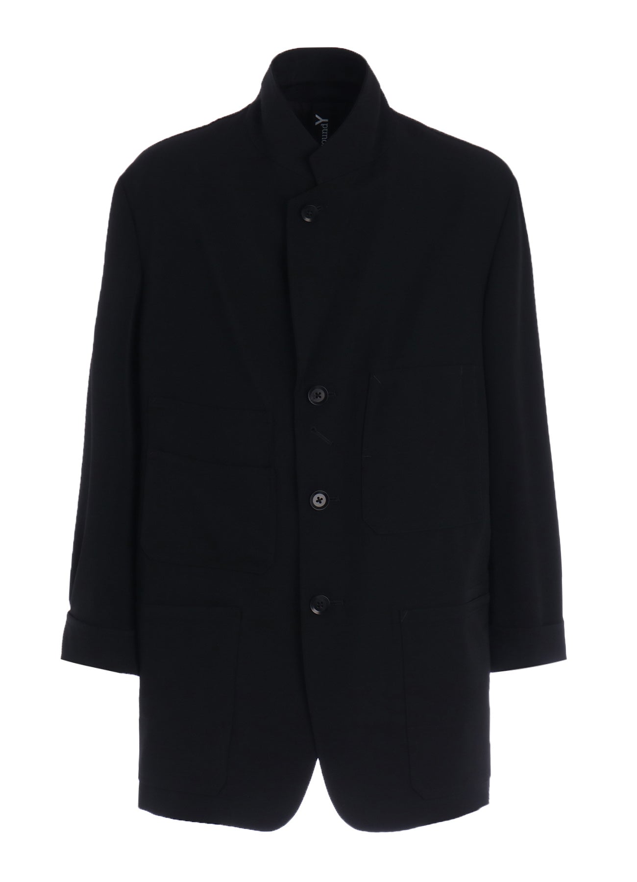 WOOL GABARDINE COVERALL JACKET