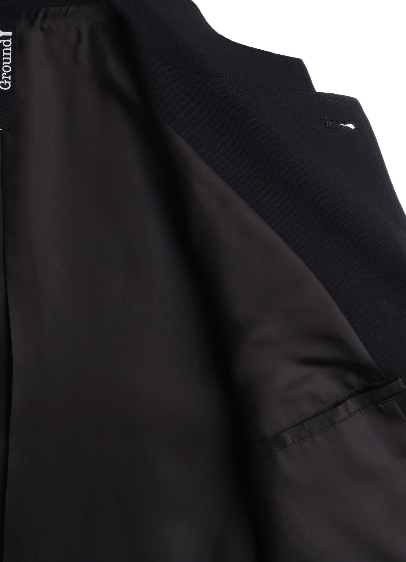 WOOL GABARDINE COVERALL JACKET