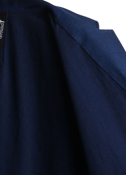 COTTON INDIGO TWILL SHIRT JACKET