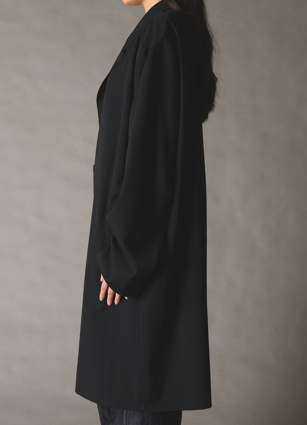 WOOL GABARDINE SHIRT JACKET – THE SHOP YOHJI YAMAMOTO