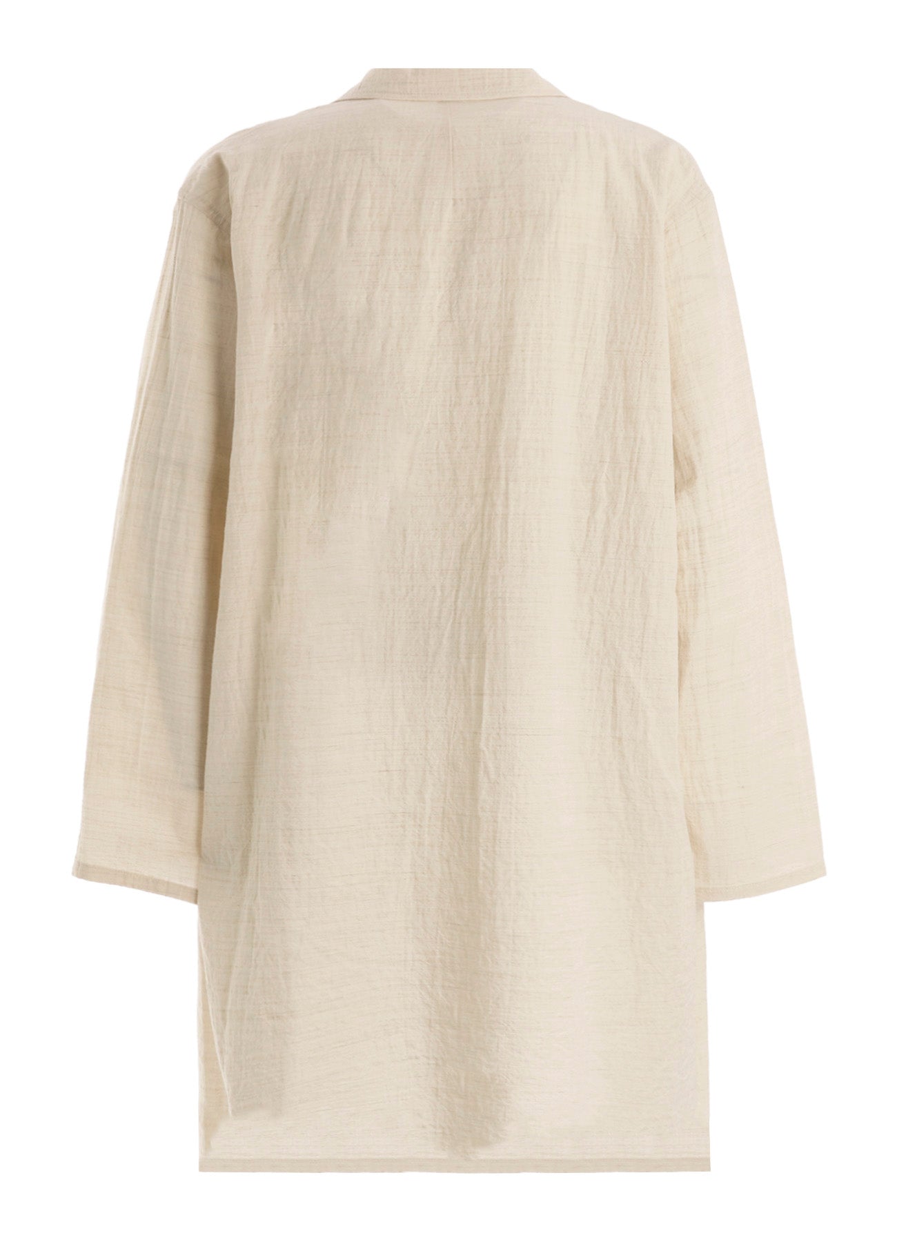 COTTON WOOL FLAX BROAD SHIRT JACKET