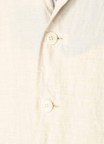 COTTON WOOL FLAX BROAD SHIRT JACKET