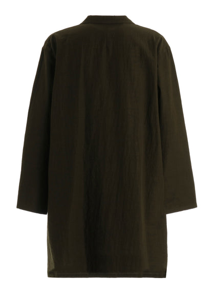 COTTON WOOL FLAX BROAD SHIRT JACKET