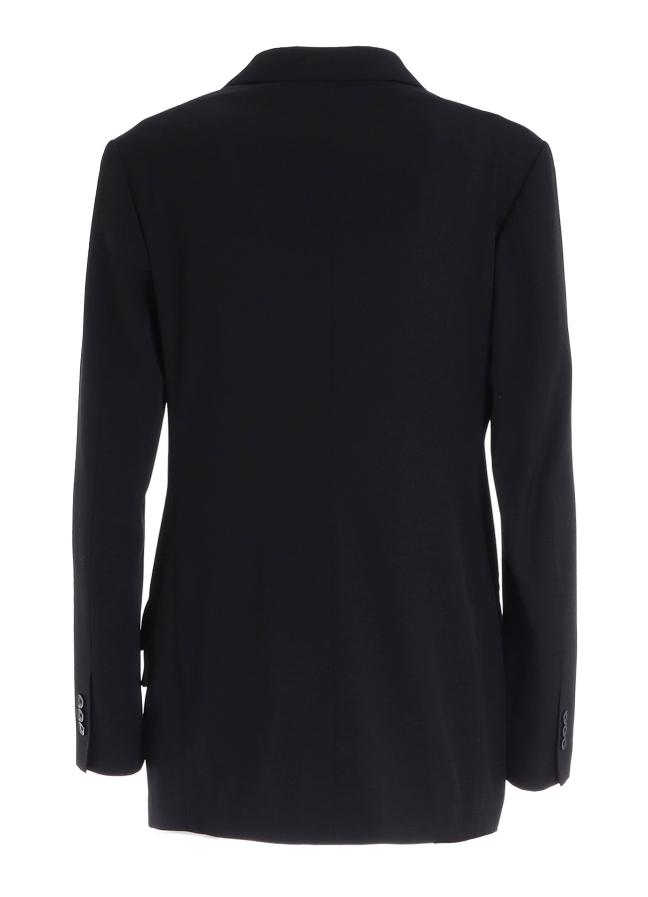 WOOL GABARDINE JACKET WITH EYELETS