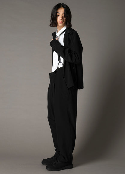 CREPE de CHINE ZIPPER SLIM FIT JACKET