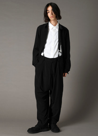 CREPE de CHINE ZIPPER SLIM FIT JACKET