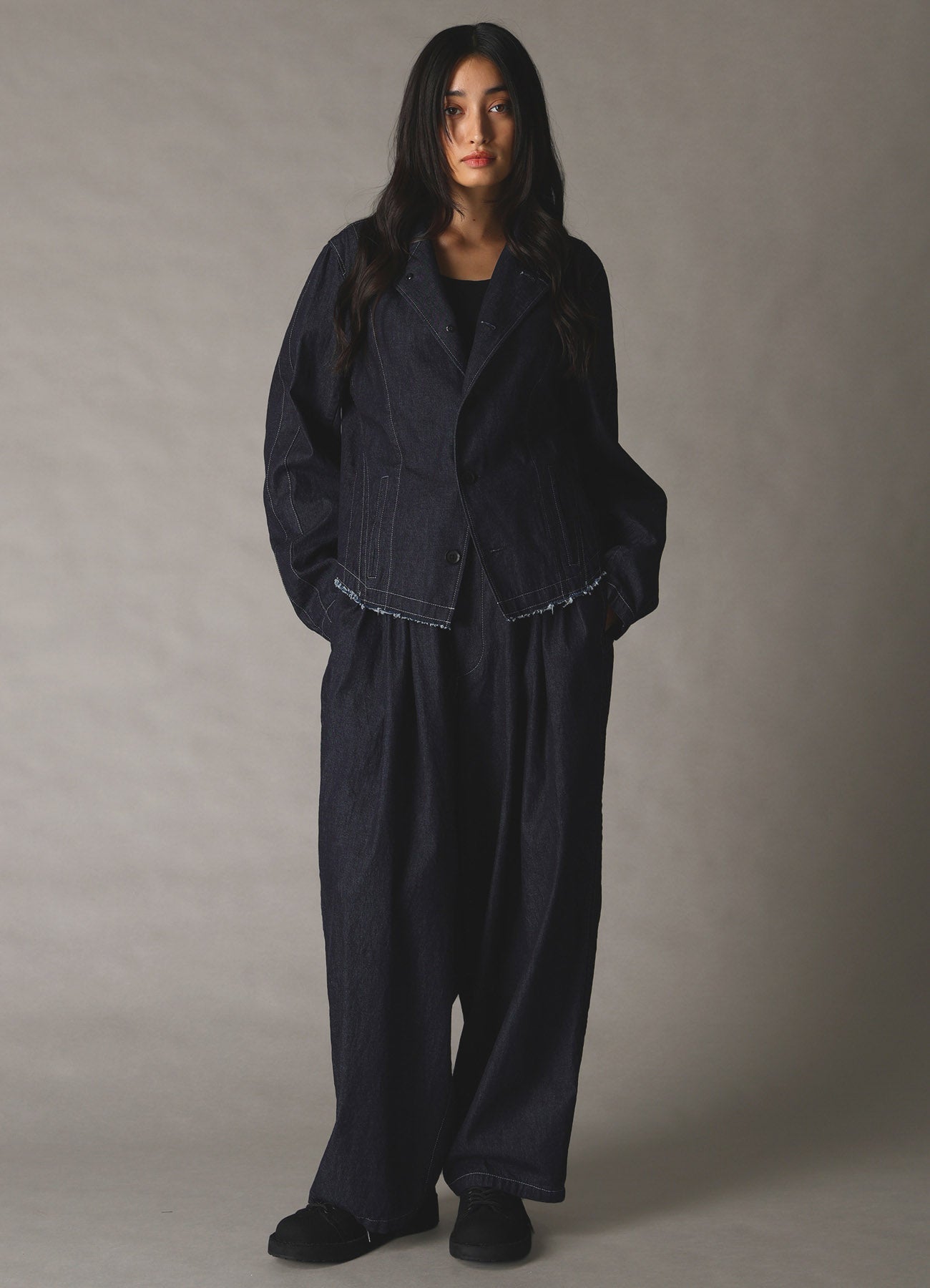 【1/16 10:00(JST) Release】8oz SLUB DENIM SHORT JACKET