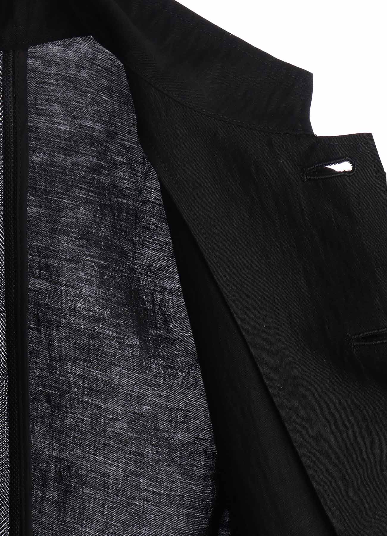 CUPRO/LINEN GABARDINE WOMEN'S SHORT SLEEVE JACKET – THE SHOP YOHJI