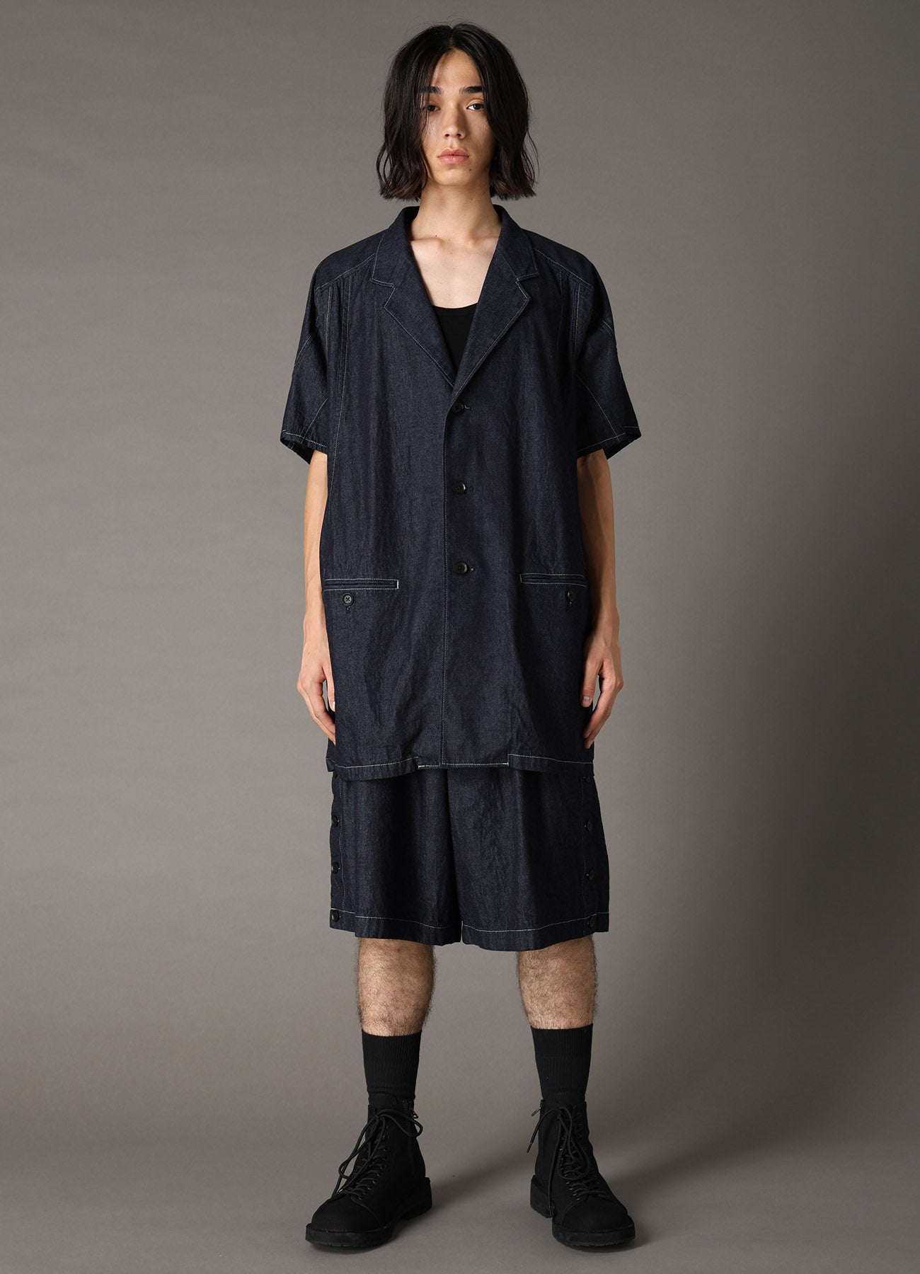 【1/16 10:00(JST) Release】8oz SLUB DENIM SHORT SLEEVED JACKET