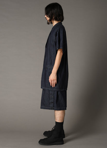【1/16 10:00(JST) Release】8oz SLUB DENIM SHORT SLEEVED JACKET