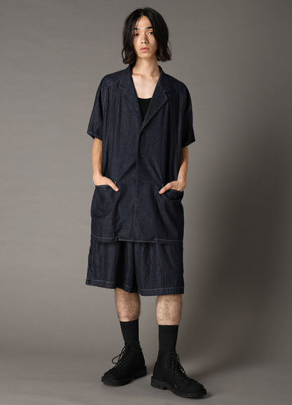 【1/16 10:00(JST) Release】8oz SLUB DENIM SHORT SLEEVED JACKET