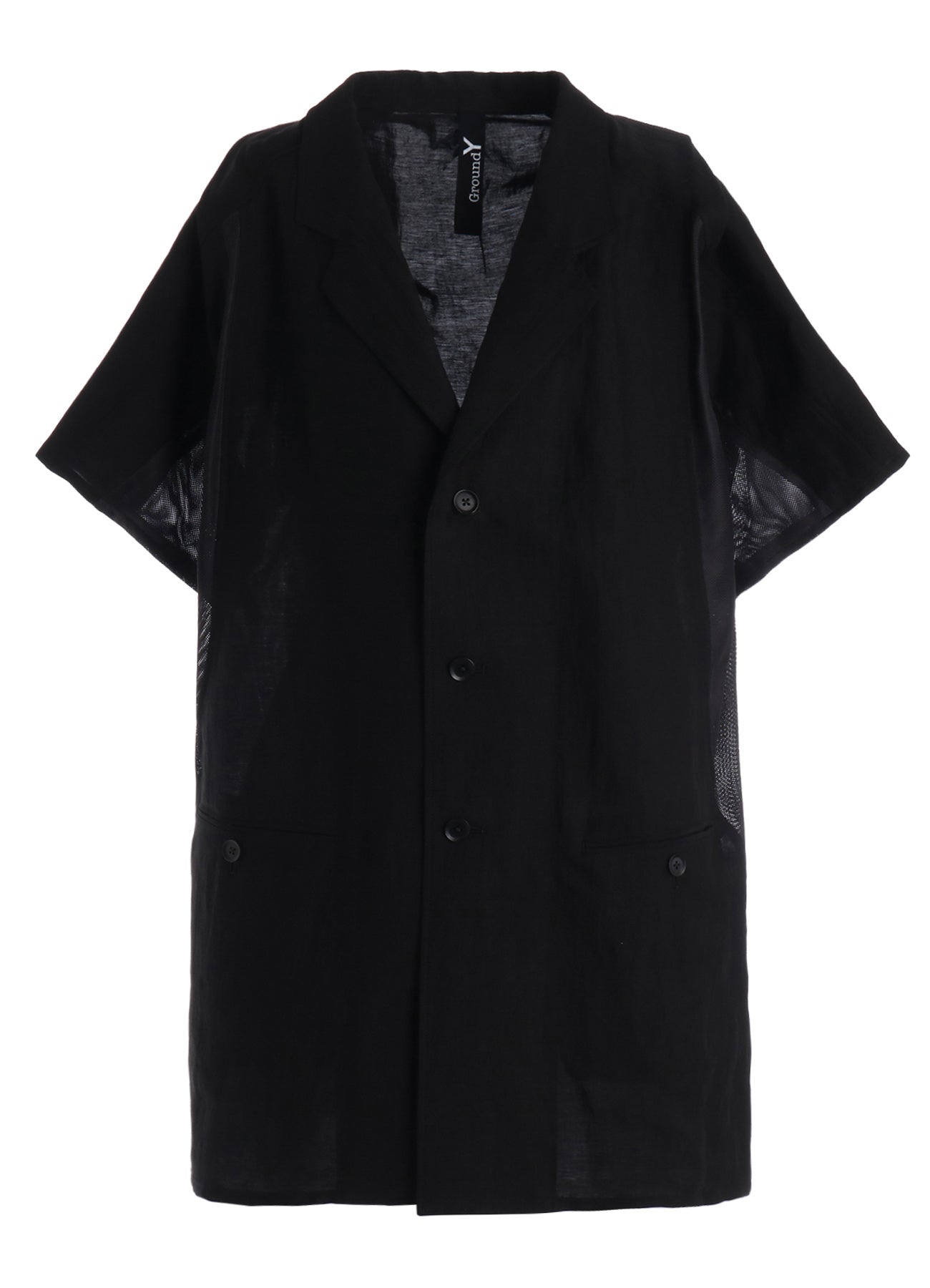 CUPRO/LINEN GABARDINE SHORT SLEEVE SHIRT JACKET – THE SHOP YOHJI