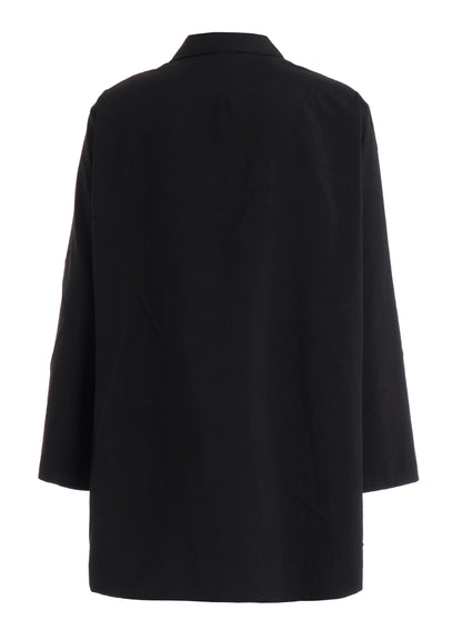 PE TAFFETA PLEATED DESIGN JACKET