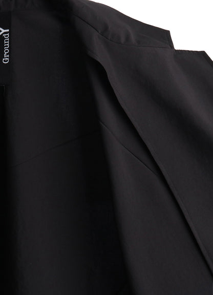 PE TAFFETA PLEATED DESIGN JACKET