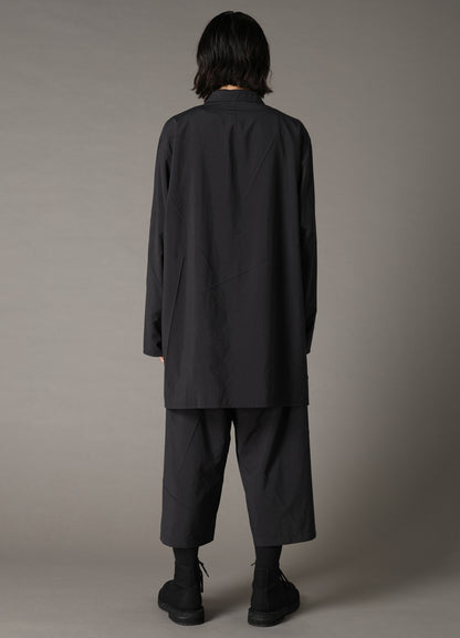 PE TAFFETA PLEATED DESIGN JACKET