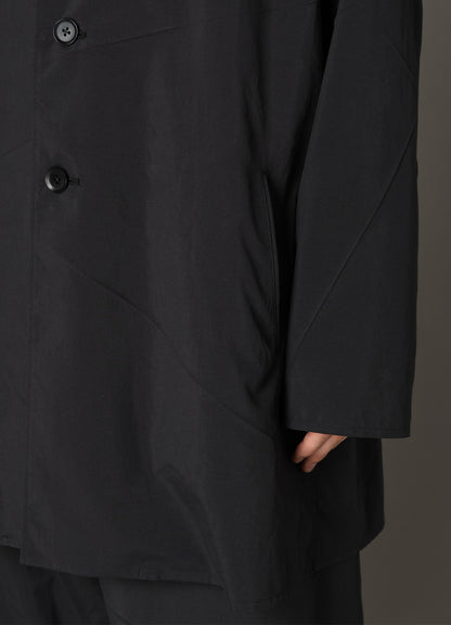 PE TAFFETA PLEATED DESIGN JACKET