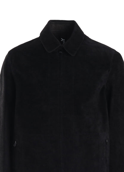 SUEDE ZIP JACKET