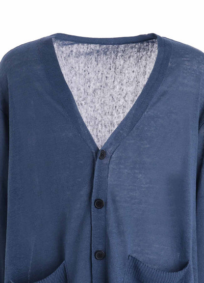 LINEN BIG CARDIGAN