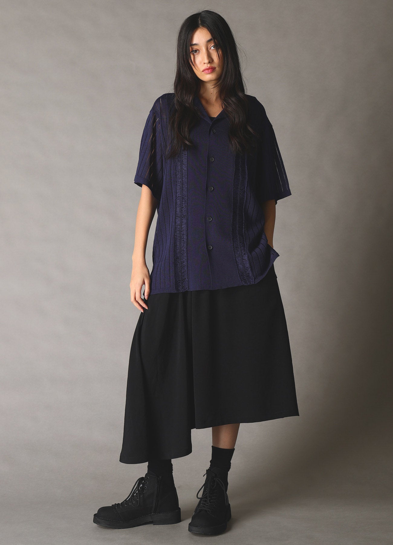 GIMA COTTON SHORT SLEEVE KNIT SHIRT