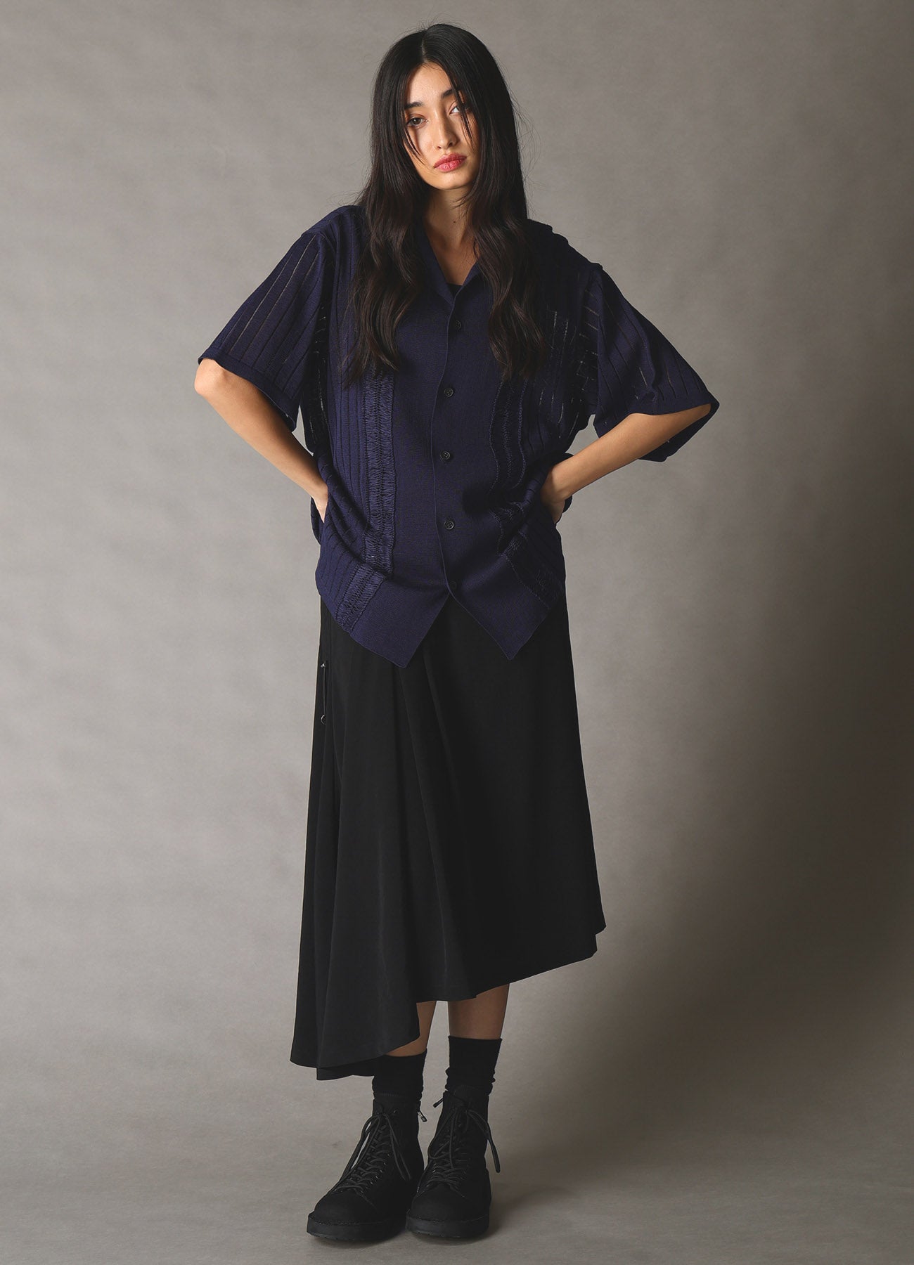 GIMA COTTON SHORT SLEEVE KNIT SHIRT