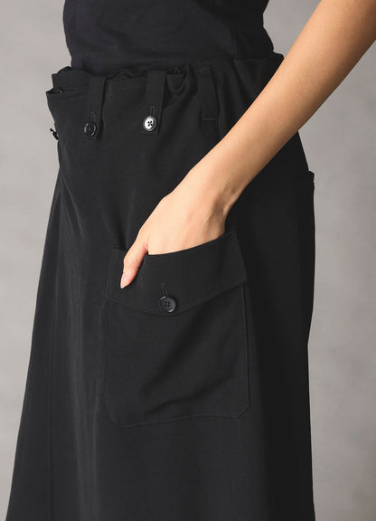 CREPE de CHINE WRAP PANTS
