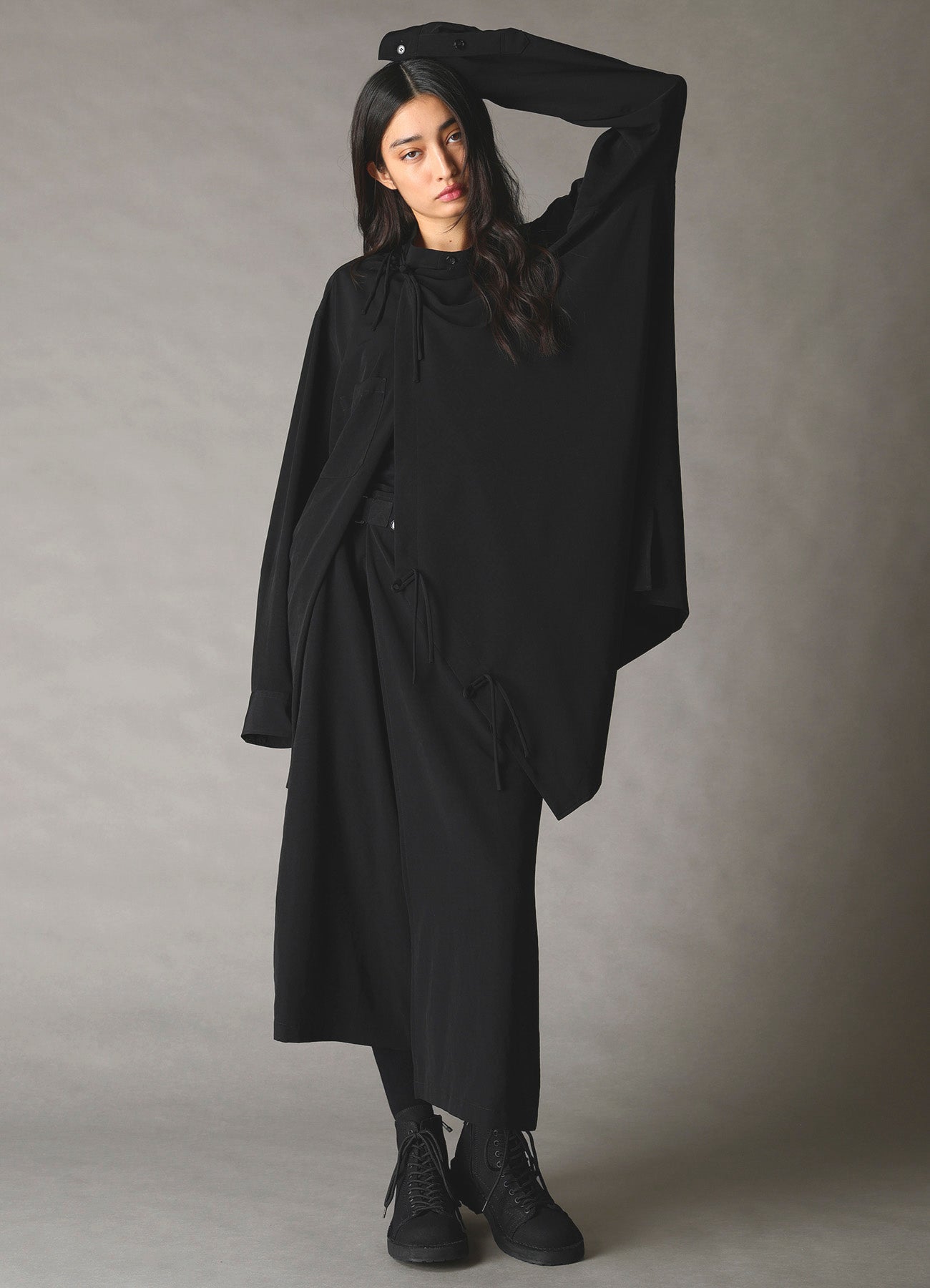 CREPE de CHINE WRAP PANTS – THE SHOP YOHJI YAMAMOTO