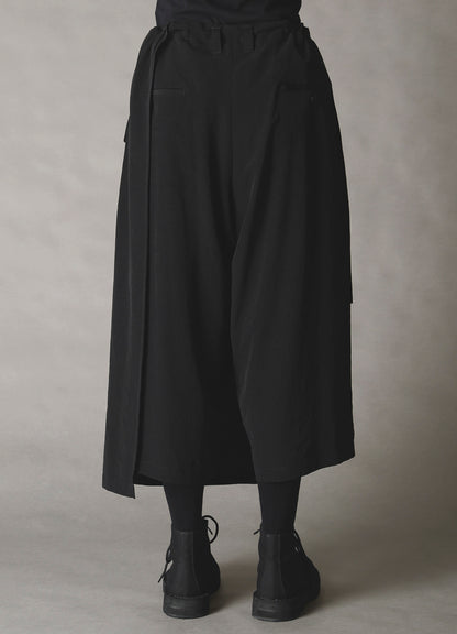 CREPE de CHINE WRAP PANTS