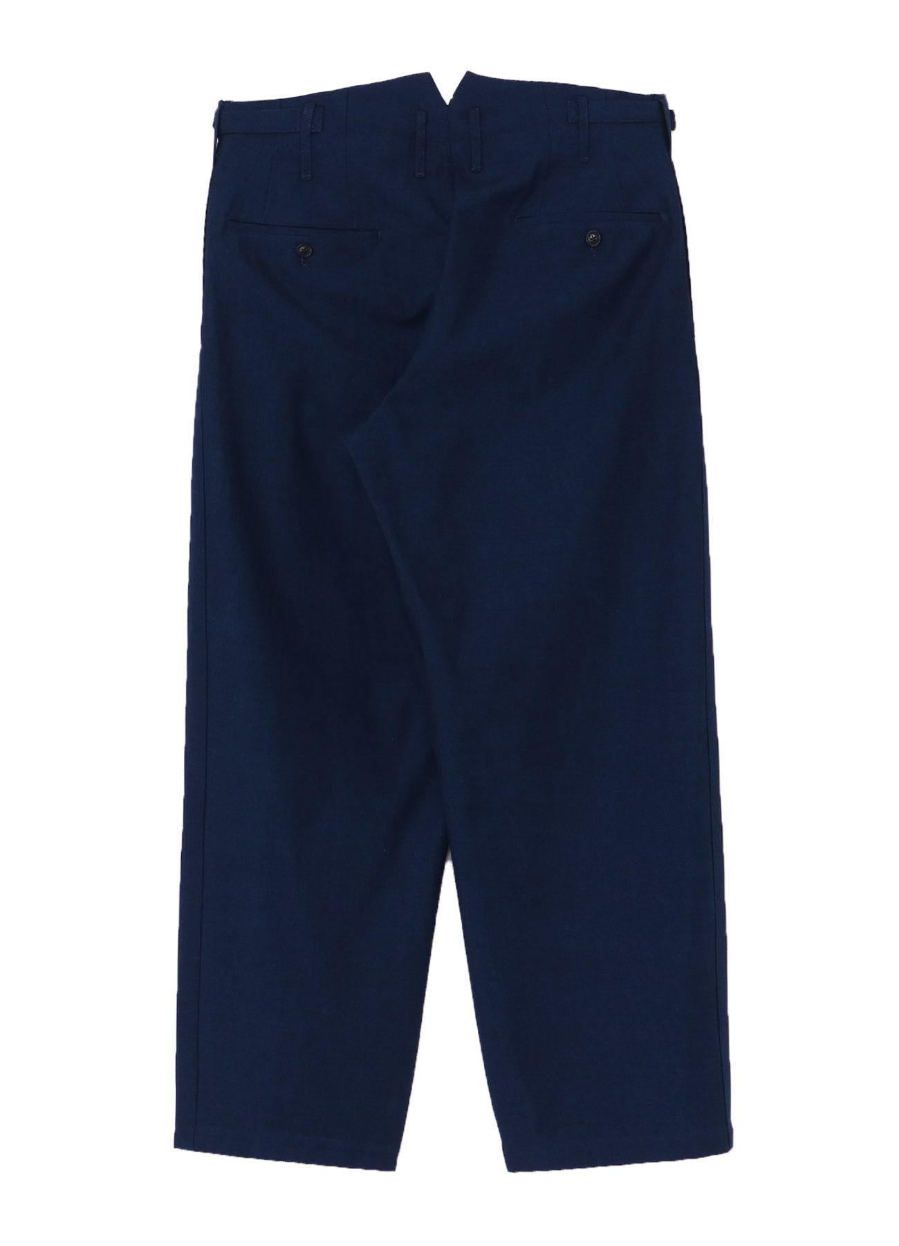 COTTON INDIGO TWILL 2-TUCK PANTS – THE SHOP YOHJI YAMAMOTO