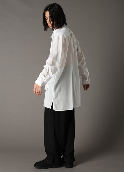 WOOL GABARDINE 2-TUCK PANTS