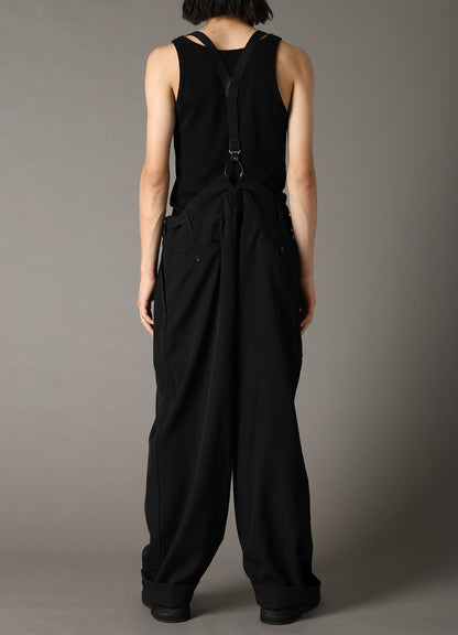 WOOL GABARDINE 2-TUCK PANTS