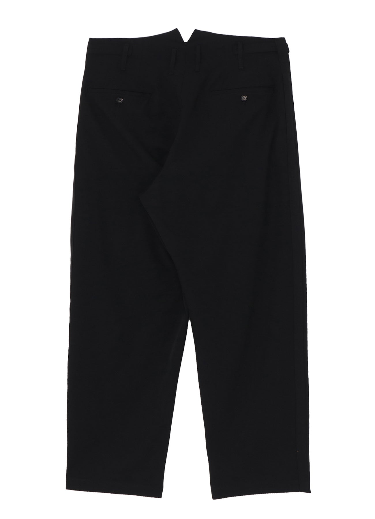 WOOL GABARDINE 2-TUCK PANTS