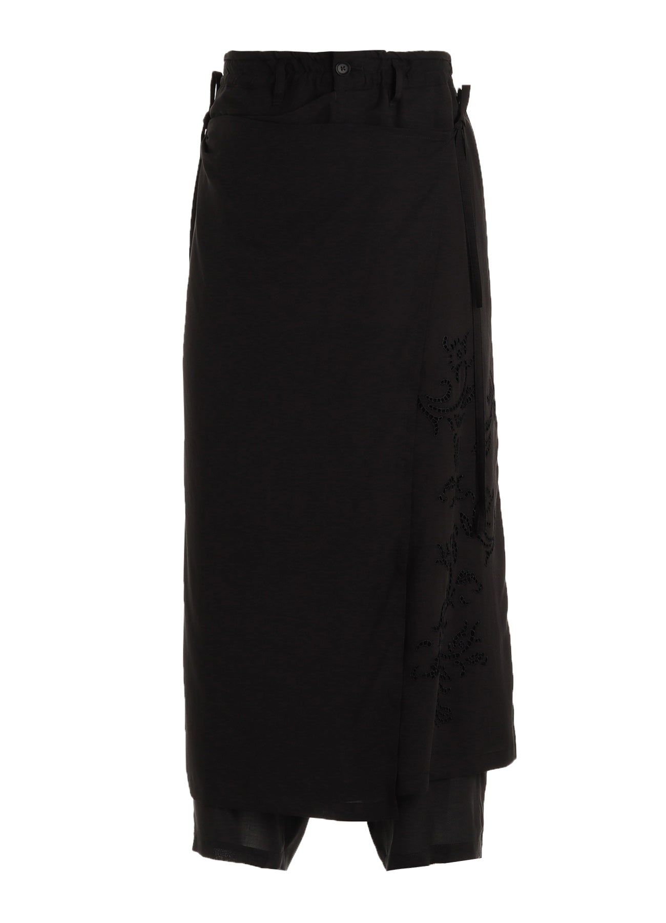 CELLULOSE LAWN BRODERIE 3-WAY SKIRT PANTS