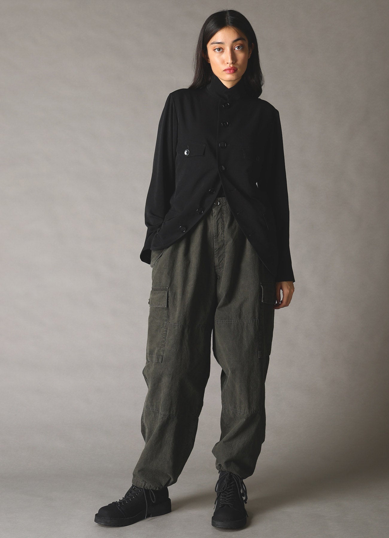 COTTON RIP PRODUCT PIGMENT DYED TAPERED CARGO PANTS