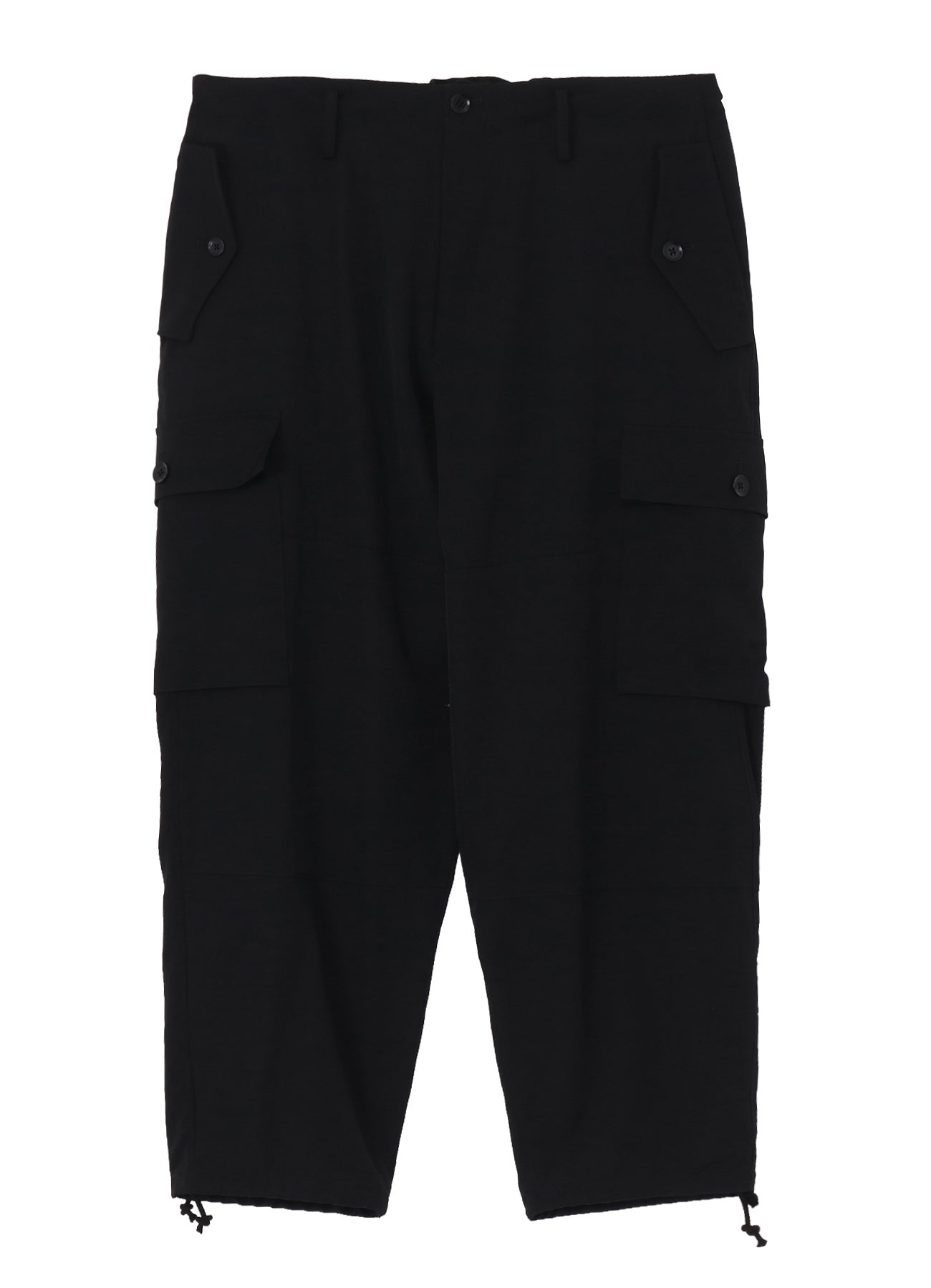 WOOL GABARDINE TAPERED CARGO PANTS – THE SHOP YOHJI YAMAMOTO
