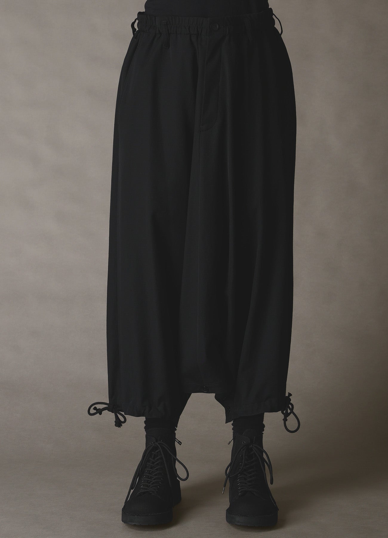 WOOL GABARDINE SAROUEL PANTS – THE SHOP YOHJI YAMAMOTO
