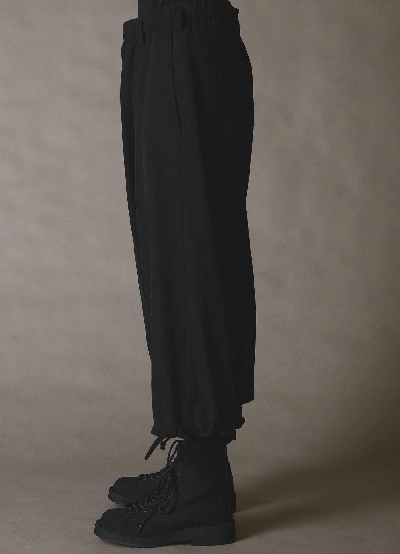 WOOL GABARDINE SAROUEL PANTS – THE SHOP YOHJI YAMAMOTO