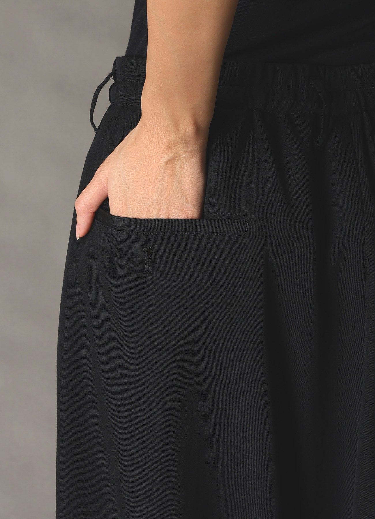 WOOL GABARDINE SAROUEL PANTS – THE SHOP YOHJI YAMAMOTO