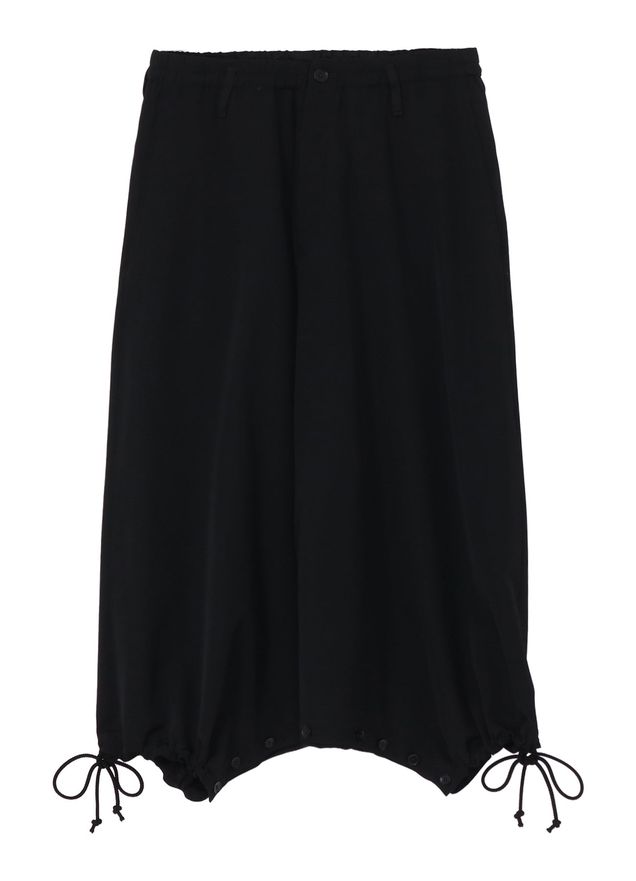 WOOL GABARDINE SAROUEL PANTS