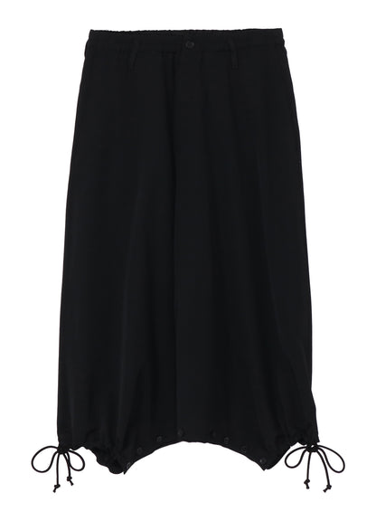 WOOL GABARDINE SAROUEL PANTS