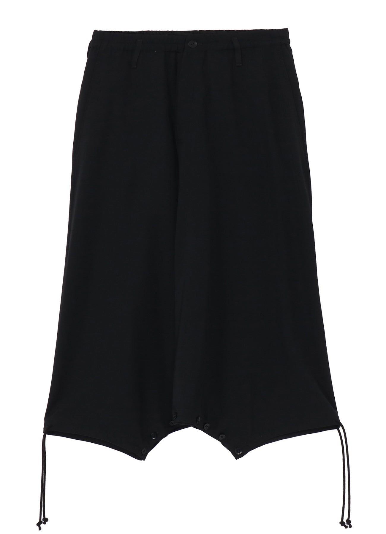 WOOL GABARDINE SAROUEL PANTS