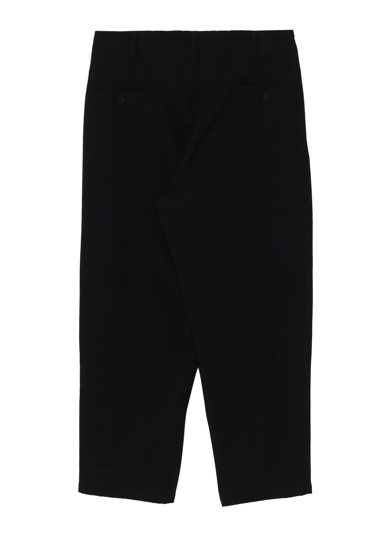 WOOL GABARDINE DRAWSTRING PANTS WITH EYELETS
