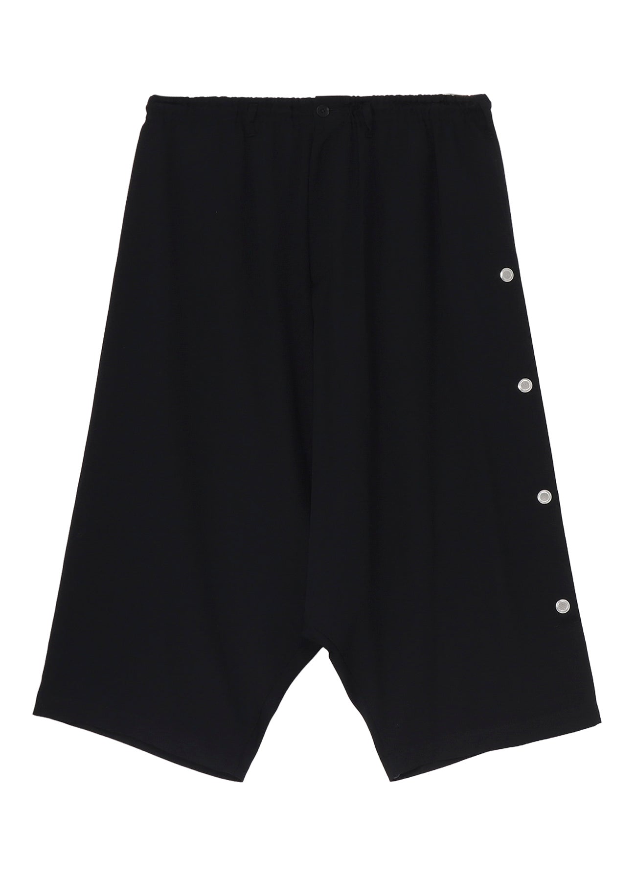 WOOL GABARDINE SAROUEL PANTS WITH EYELETS – THE SHOP YOHJI YAMAMOTO