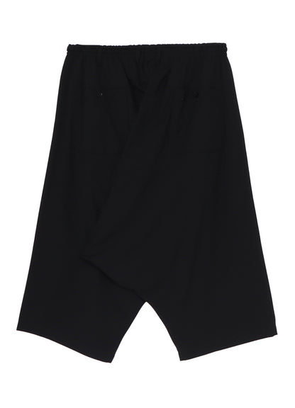 WOOL GABARDINE SAROUEL PANTS WITH EYELETS