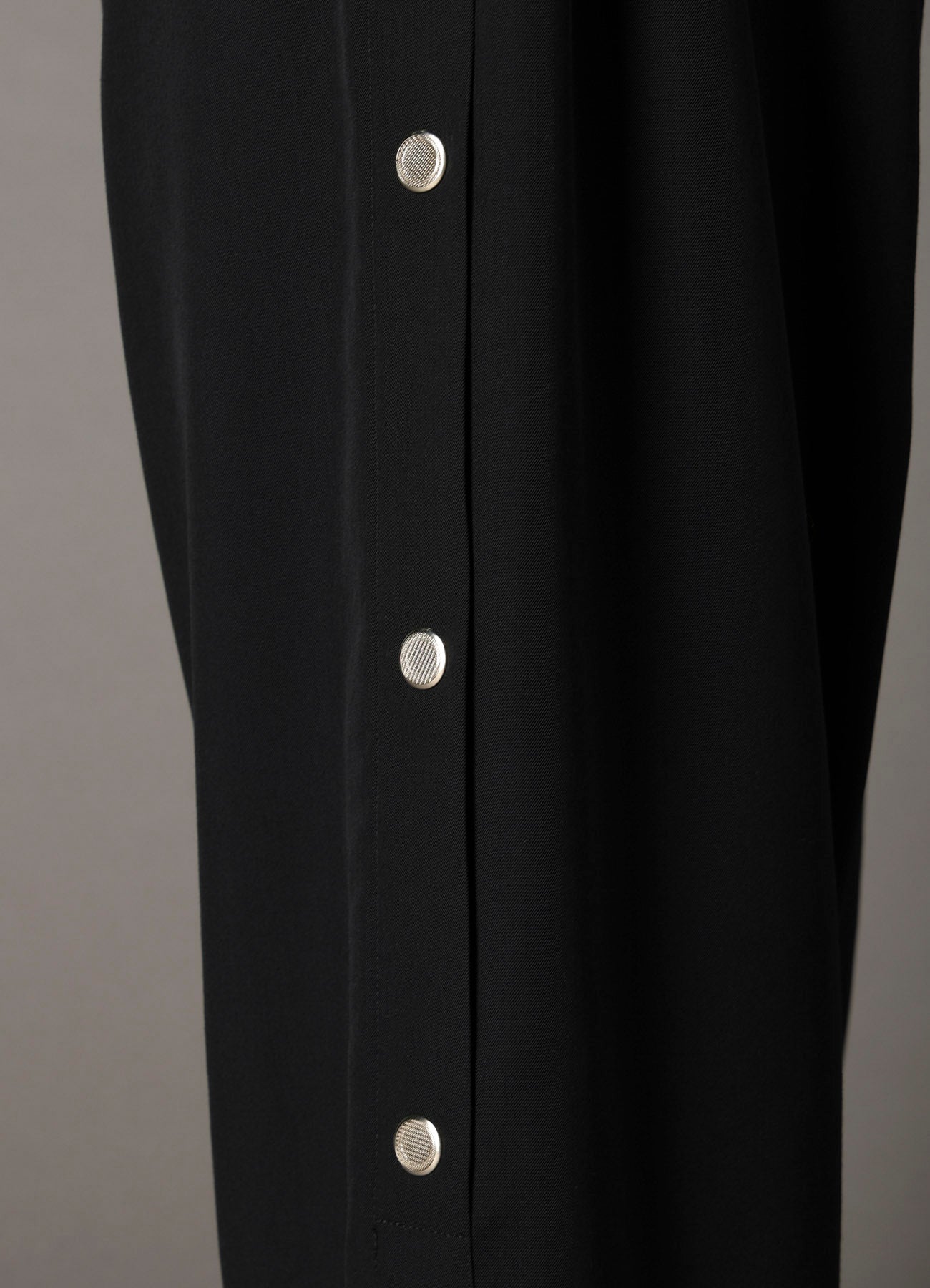 WOOL GABARDINE SAROUEL PANTS WITH EYELETS