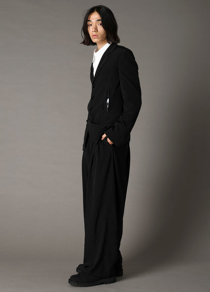 CREPE de CHINE 12-TUCK PANTS