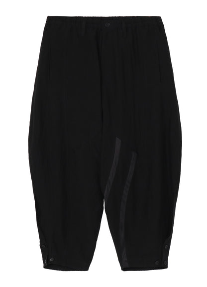 CUPRO/LINEN GABARDINE PANEL PANTS